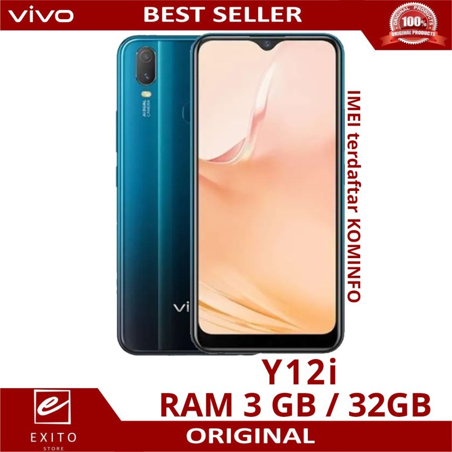 VIVO Y12I 3/32 TERBARU GARANSI