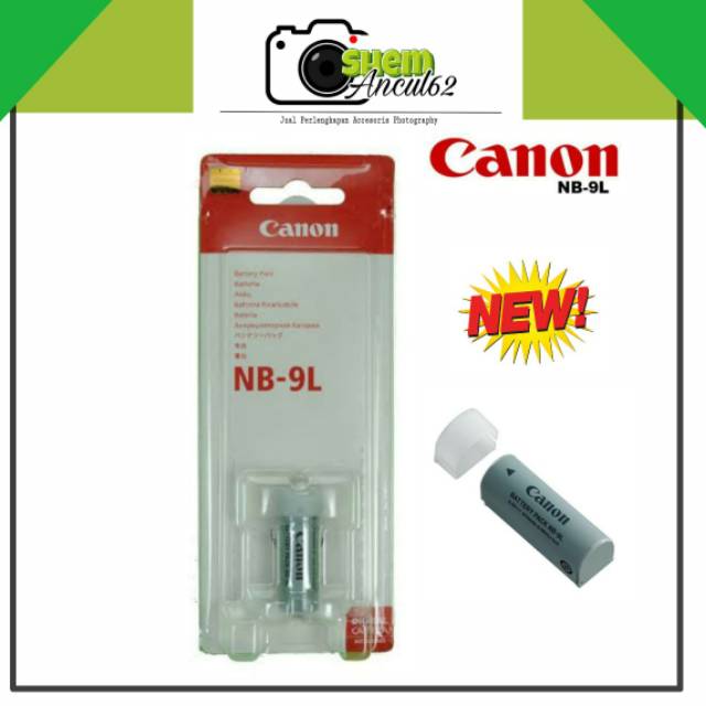 Battery Canon nb-9l Batre Canon nb9l NB9L NB-9L Baterai Canon IXUS 1000hs  500hs 300hs