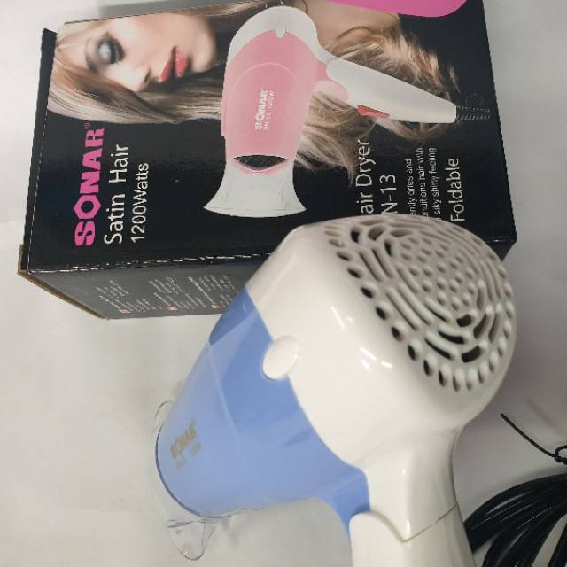 Hairdryer rambut salon alat pengering rambut sonar sn-13 hairdyer mini bisa dilipat