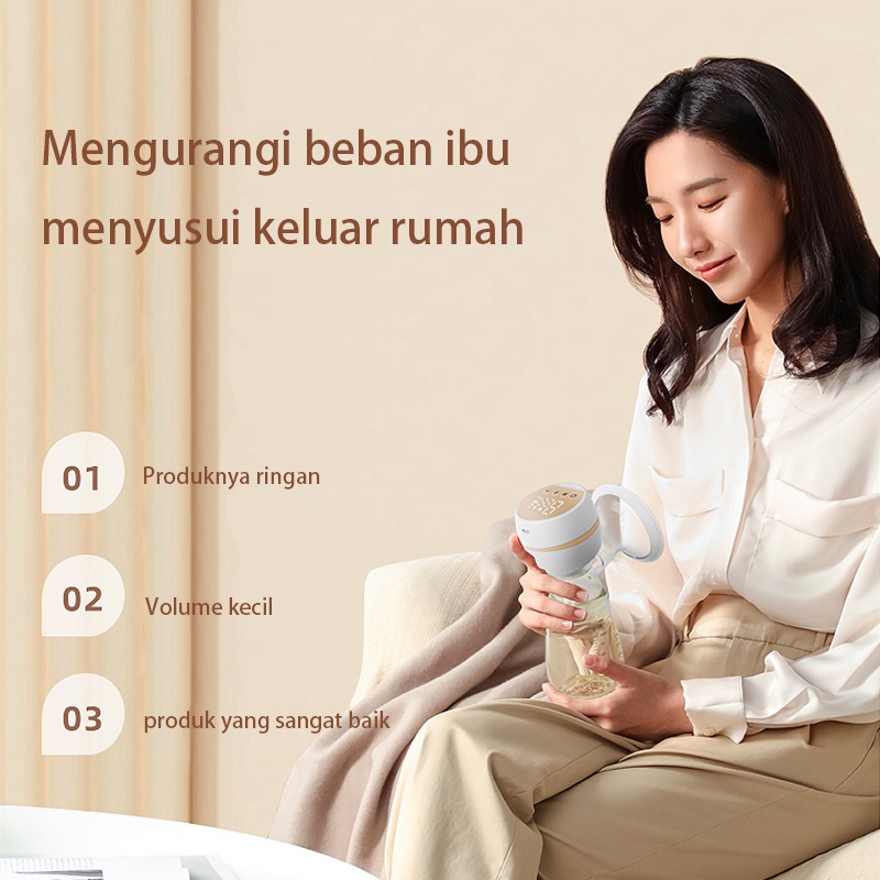 DADAWARD Pompa ASI Elektrik Portable Tanpa Rasa Sakit / Alat Pompa Asi  Otomatis/BPA Free Rechargeable Single electric Breast Pump 180ml