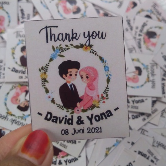 

thanks card / kartu ucapan terima kasih ( 55 lembar )