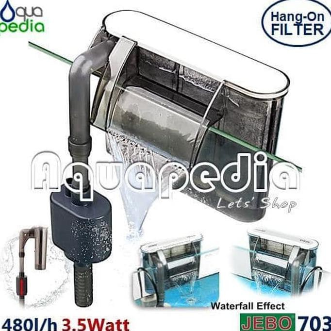 Jebo 703 Filter Gantung Aquarium Hang-On Filter Juara