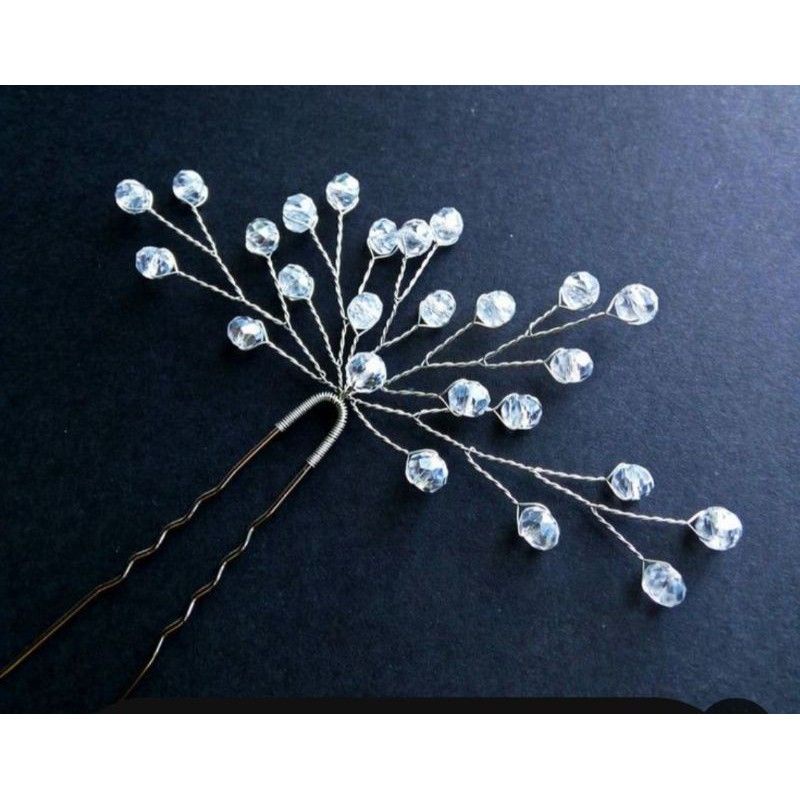 Hair pin tusuk konde kristal AR02 1 pc