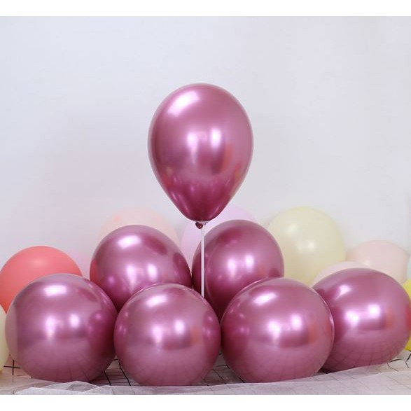 Balon Latex Metalik Chrome / Metalic Balloon Chrome