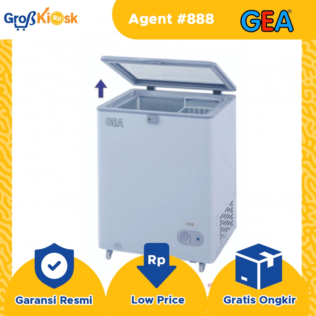 Freezer GEA Sliding Flat Glass SD 100F