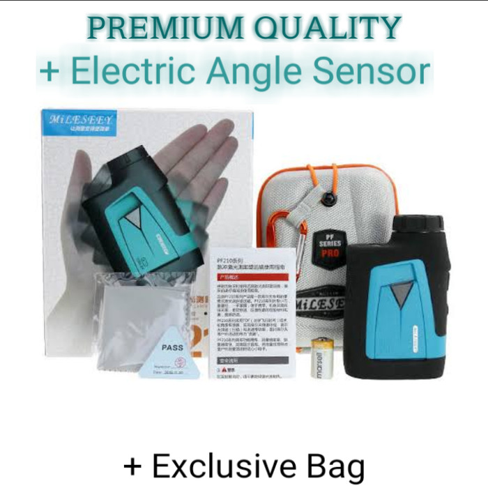 Rangefinder Golf Mileseey Laser Distance Hunting Range finder PF210 - PF210 With Tas