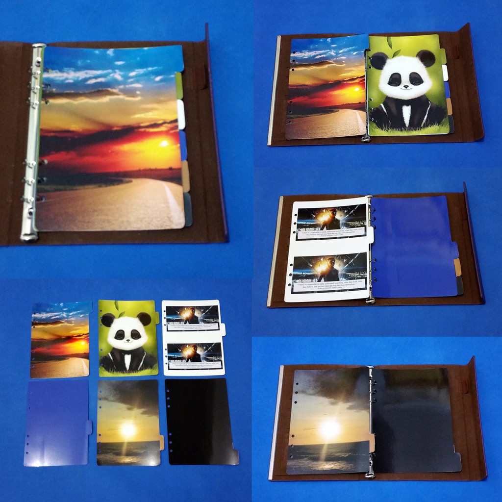 

Pembatas gambar campur binder 2 Ring, 6 Ring, 20 Ring, 26 Ring 1 Set 6 lembar murah