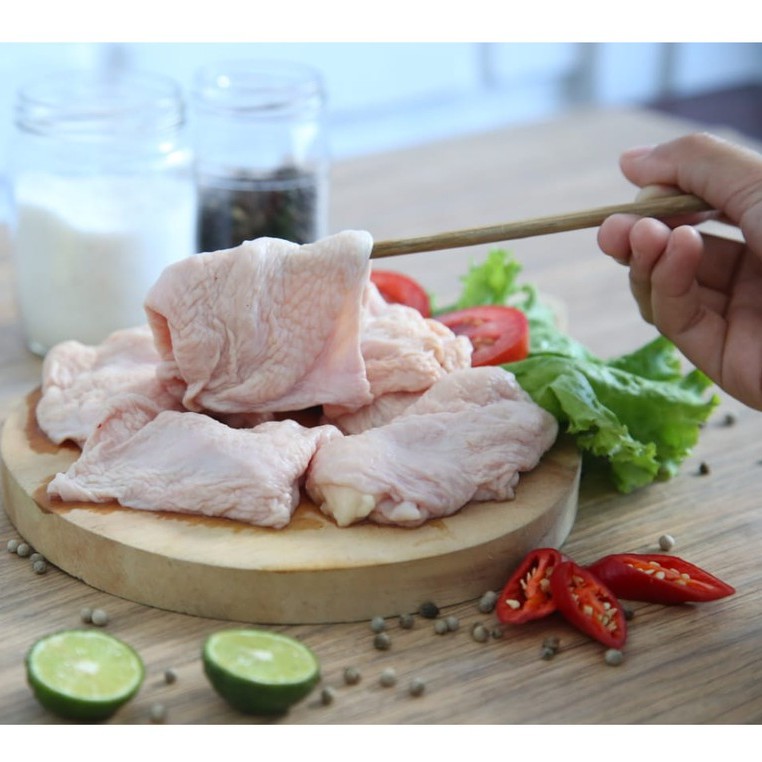 

Kulit Ayam Probiotik-Prebiotik | Ayam Organik