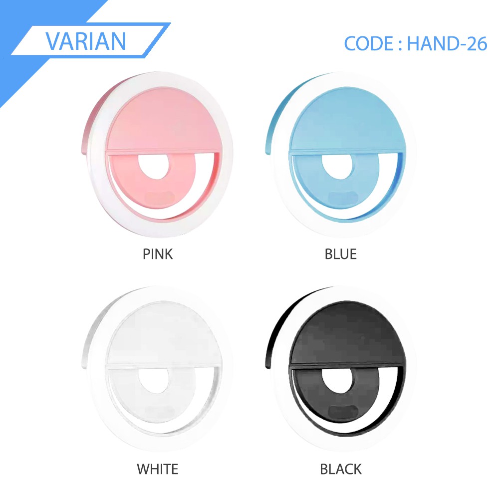 Selfie Ring Light Lampu Selfi Portable Led Light Aksesoris - HAND-26