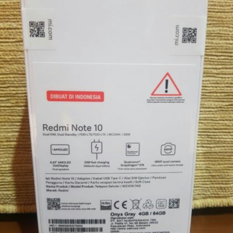 Xiaomi Redmi Note 10 4/64 New