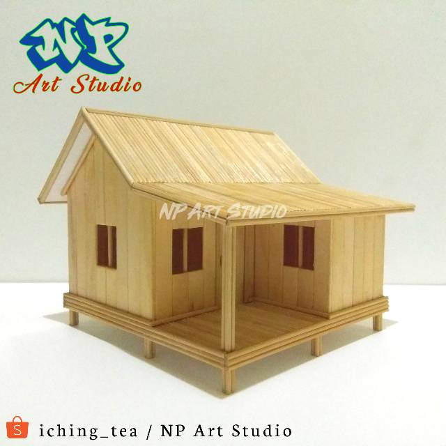 View Miniatur Rumah Adat Betawi Dari Stik Es Krim Pics