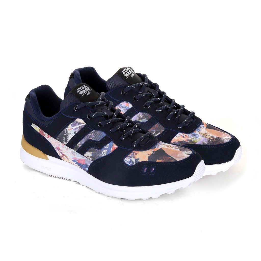 Sepatu Piero Jogger Premium Vader Mozaik - Insignia/Mozaik - Star Wars Edition Sneakers Shoes