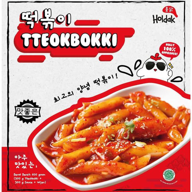 

Holdak Korean Tokpokki / Tteokbokki/Rice Cake/Kue Beras 600 gr + sauce DISKON Kode 1389