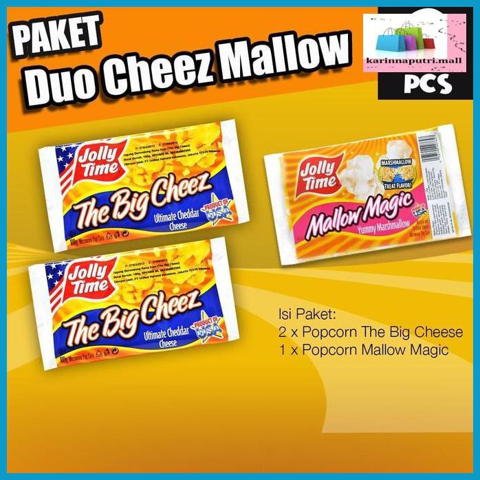 

E5Ewsfg- Paket Duo Cheez Mallow (2Tbc, 1Mm) - Jolly Time Mircowave Popcorn 78Itjyhf-