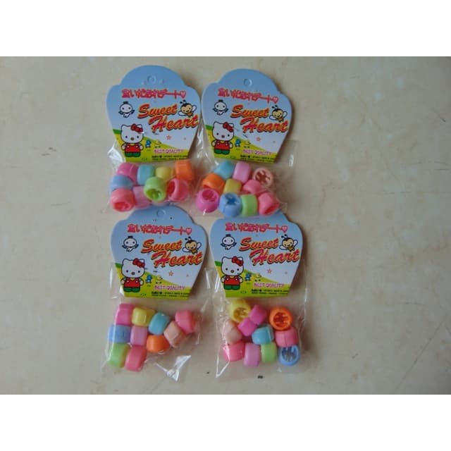 Jepit Rambut Mode Hit Bahan Plastik 1 Pack Isi 10 Pcs