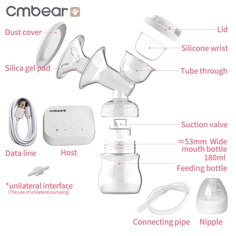 [ Rechargeable ] Cmbear Pompa ASI Elektrik / Single Electronic Breast Pump ZRX-0821LD