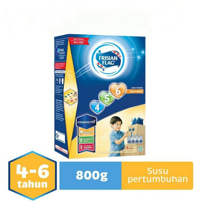 Susu Frisian Flag 456 800gr - Frisian Flag 4-6 Tahun Vanilla Cokelat 800gr