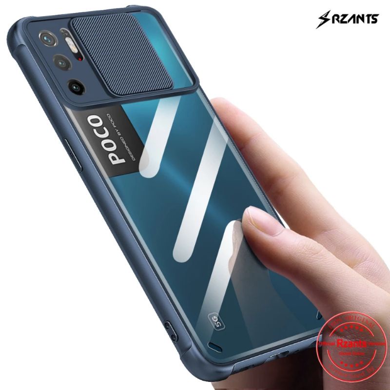 Case Xiaomi Poco M3 Pro 5G Original Rzants Camshield Hard Cover Casing Sarung HP Hardcase Ori
