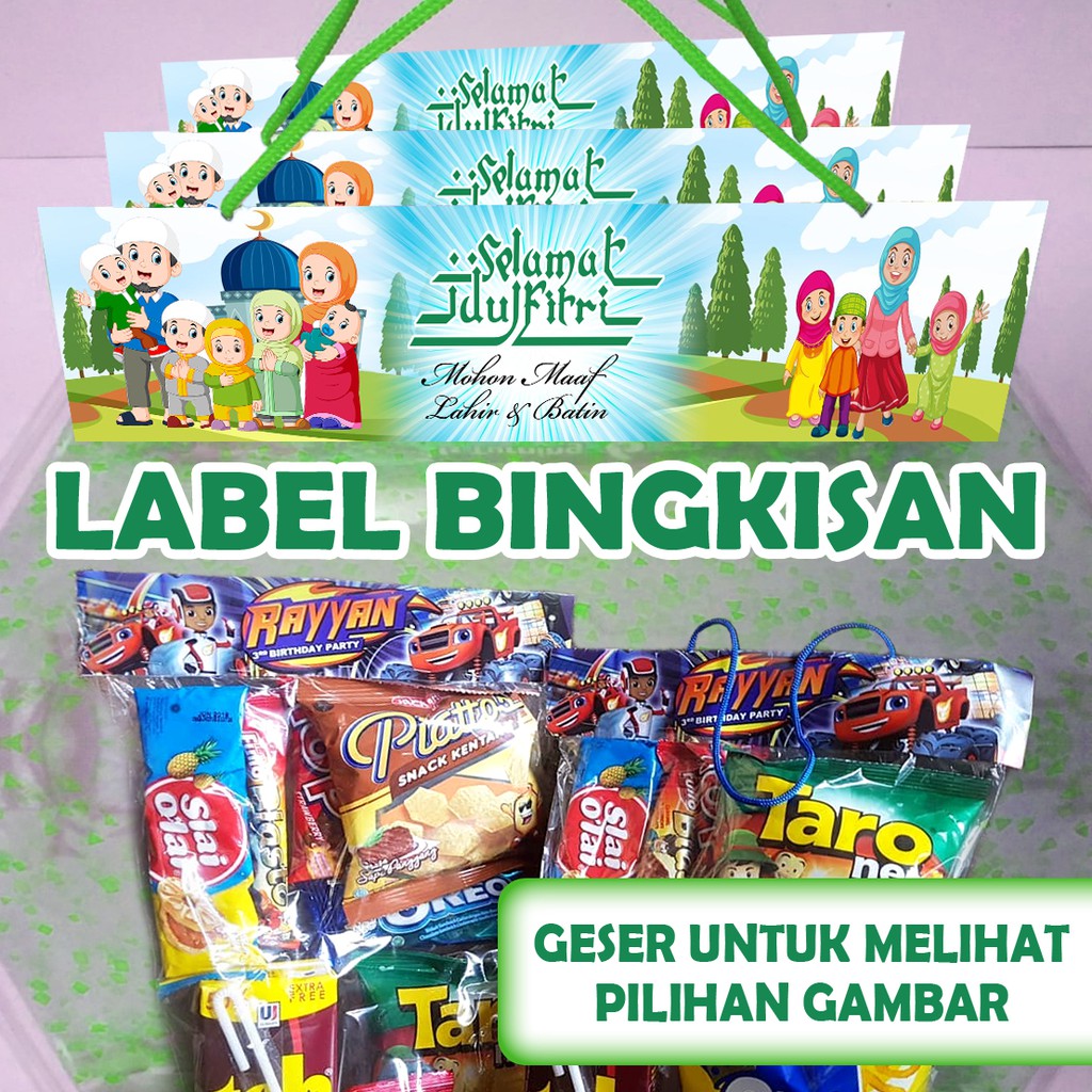 

LABEL PLASTIK BINGKISAN LEBARAN / IDUL FITRI LEBAR 20CM