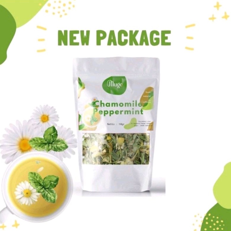 

Mugo Teh Bunga Chamomile Peppermint 15g Mengatasi Insomnia dan Kaya Antioksidan