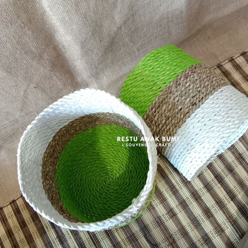 

Promo (M049) Loli Mini Hijau Set|Room Decoration|Furniture|Cover Pot|Laundry|Keranjang|Gift|Wadah|Vas