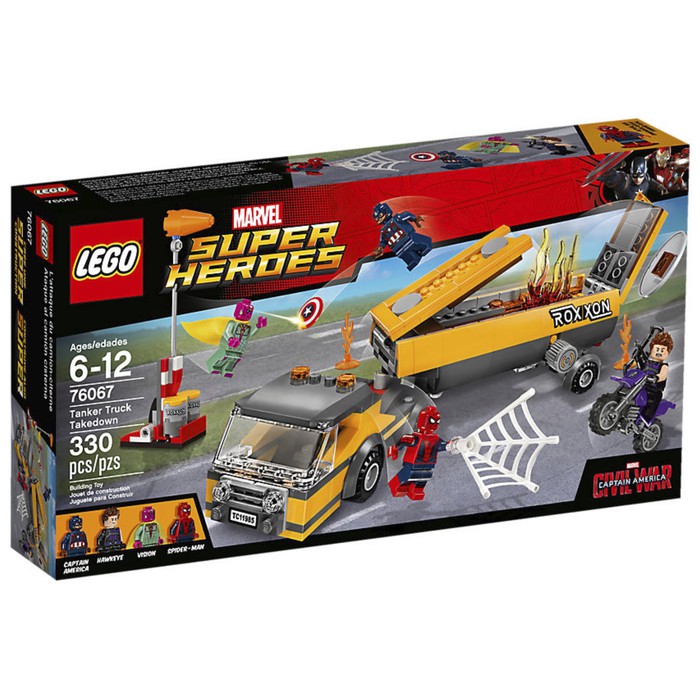 LEGO Super Heroes # 76067 Tanker Truck Takedown Spider-Man Airport