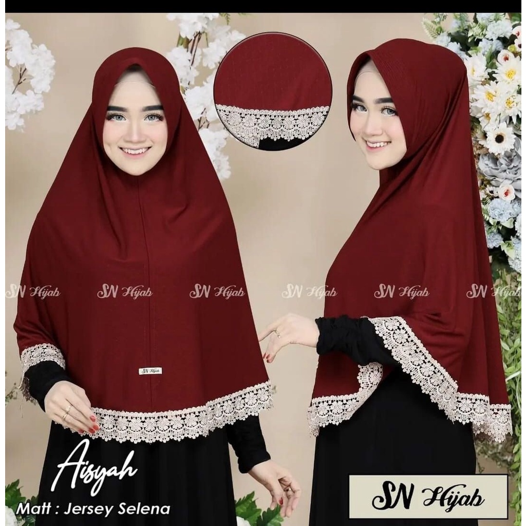 HIJAB AISYAH RENDA BY SN HIJAB