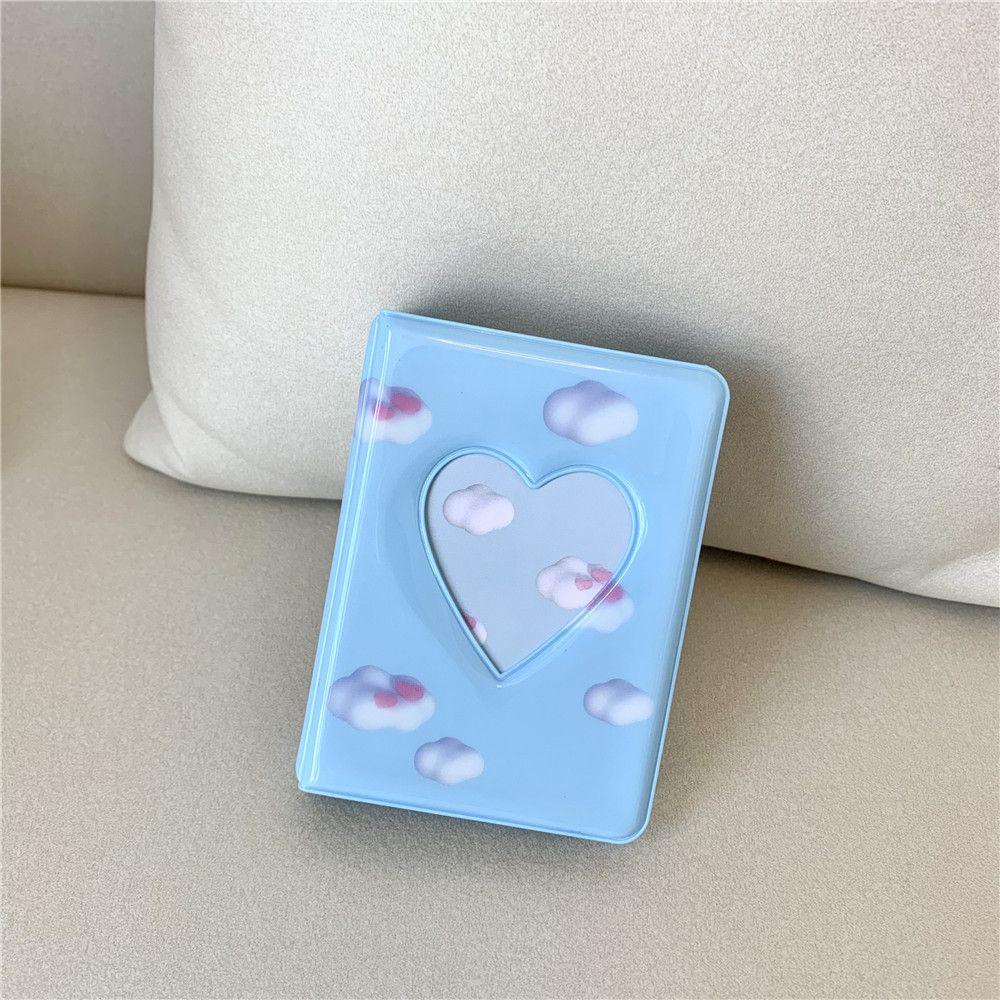 Top Photocard Holder Home Decor Bisa Ganti Tempat Penyimpanan Gambar Pola Ikatan Simpul Awan Dalam