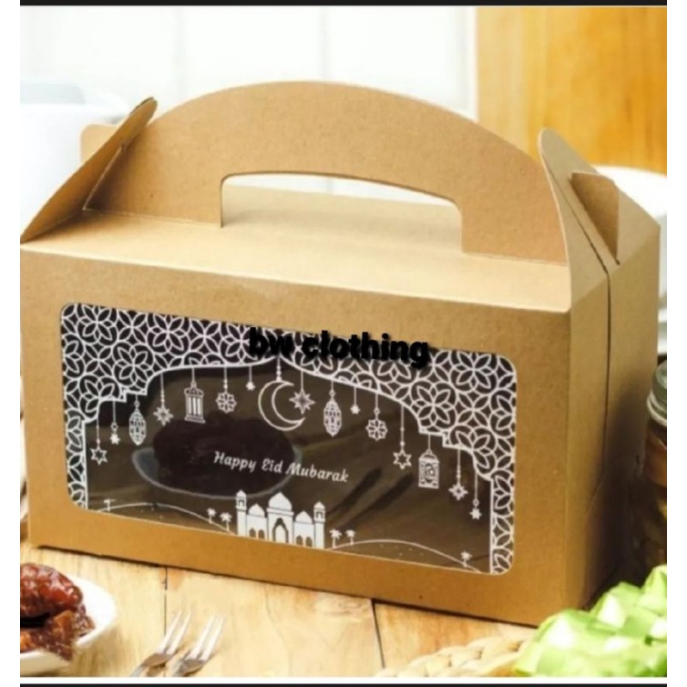 

Dus Lebaran - Box Lebaran - Packaging Lebaran Idul Fitri 4 toples 500 gram