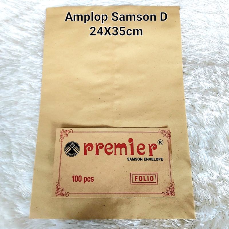 

Amplop Coklat Samson D/Casing D 24cm x35cm