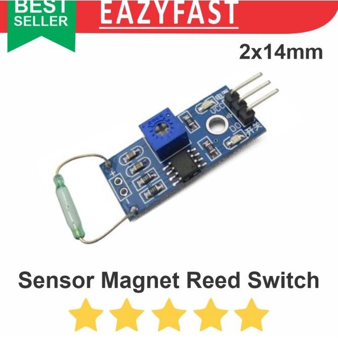 Sensor Magnetic Magnet Reed Switch Saklar Modul Arduino   efst90 Buru Order