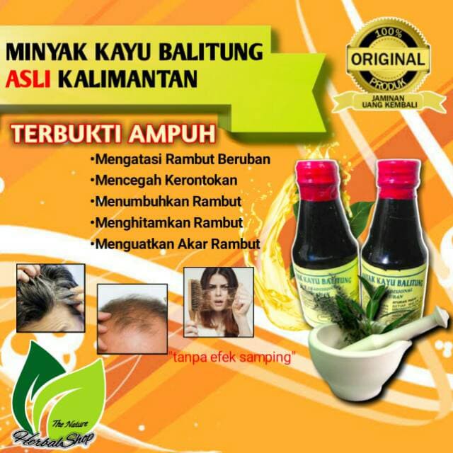 AMAN Minyak Kayu Balitung Rambut Ubanan / Balitung Original Produk Penumbuh Rambuh Botak