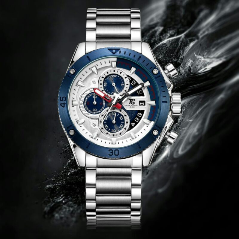 JAM TANGAN PRIA T5 H3642 CHRONOGRAPH ORIGINAL TAHAN AIR TERBARU