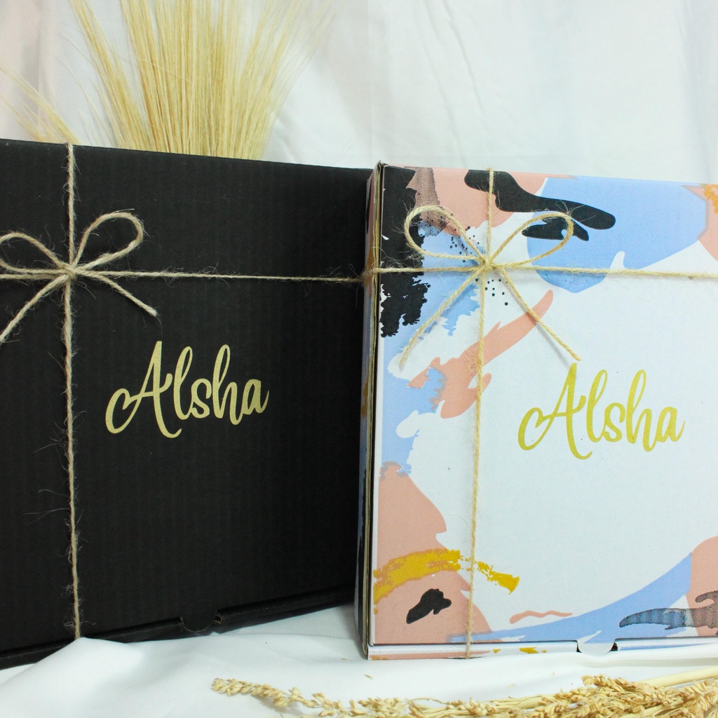 Hampers Mukena Kado Gift Box Mukenah Cey Crinkle Premium