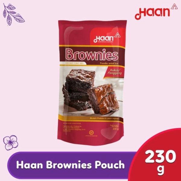 

Unik HAAN INSTANT CAKE MIX BROWNIES KUKUS/PANGGANG/PREMIKS KUE/HAAN 230GRAM