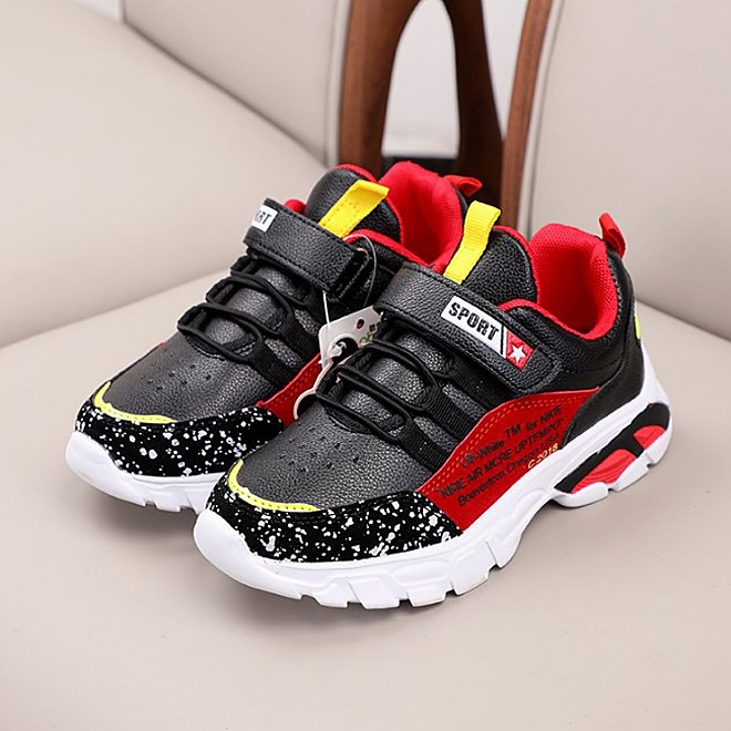 Sepatu Sport Anak Cowok Oragon Black