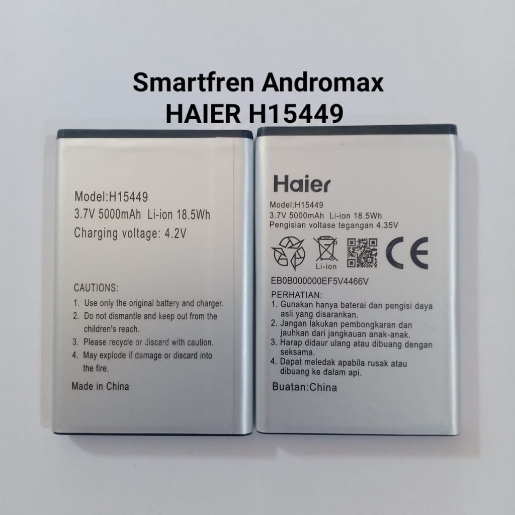Baterai Smartfren Andromax Prime 4G LTE F17A1H H15449 Original batre