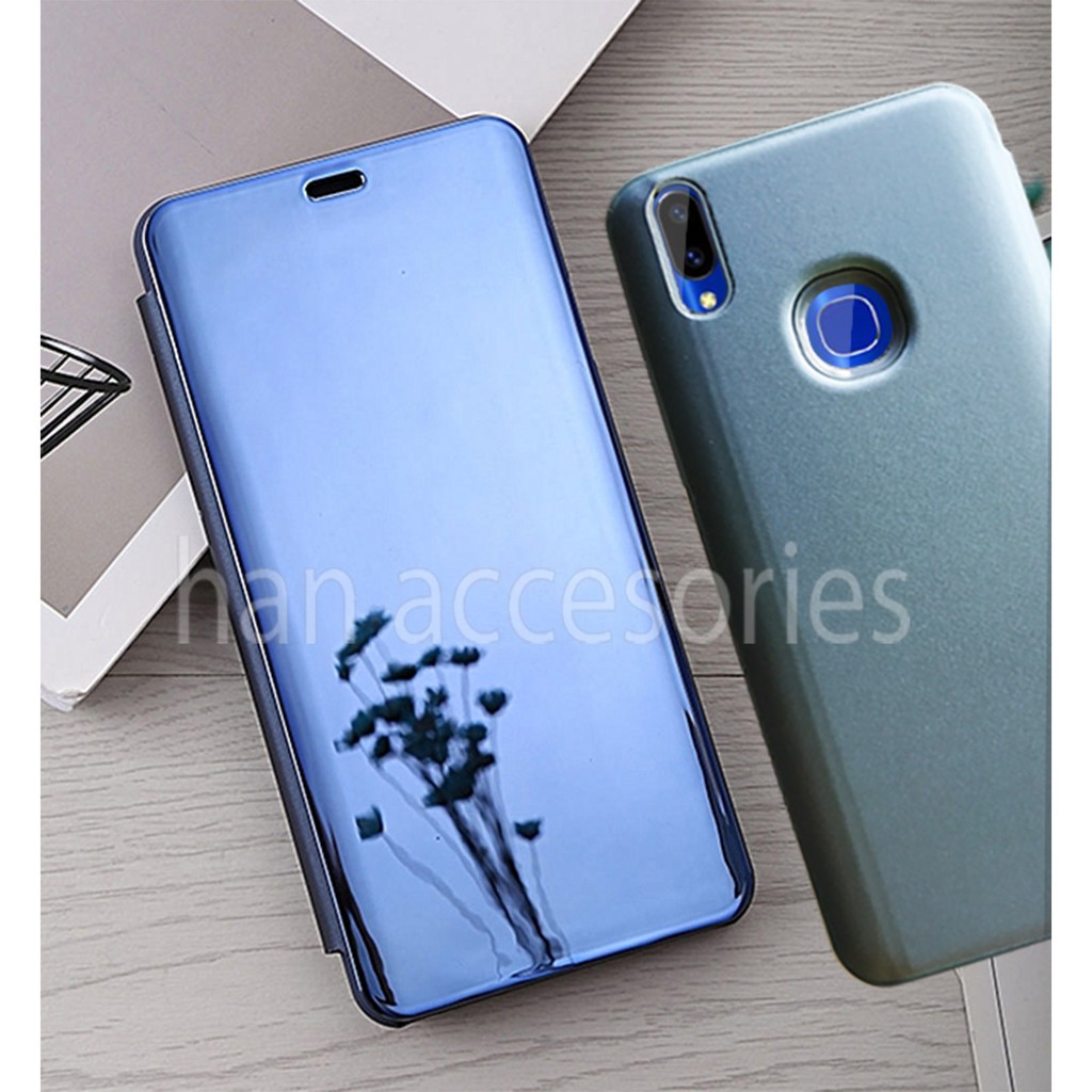 Clear View Standing Cover VIVO Y91 / Y95 Hight Quality Copy | Flip Cover