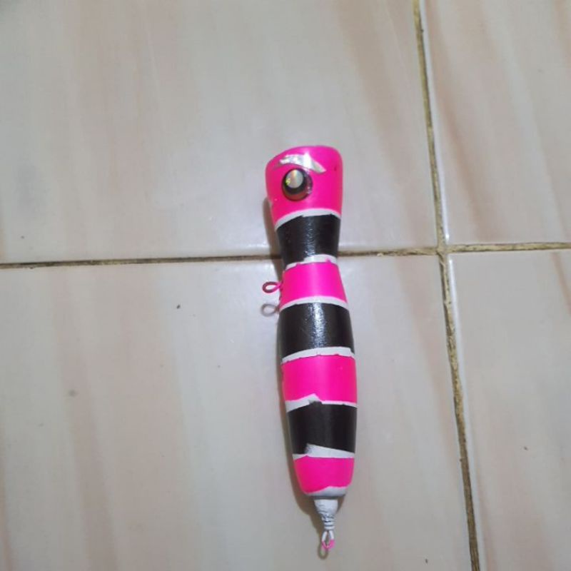 popper poper lure poper kayu handmade