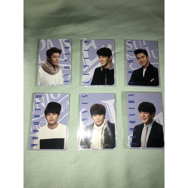 TAKE ALL ONLY ELF Japan PC (6pcs) SUPER JUNIOR Donghae, Kangin, Siwon, Ryeowook, Sungmin, Shindong