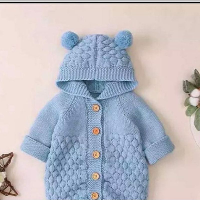 Jaket Hoodie Rajut Anak • Sweater Hoodie Rajut Anak • Ready Hoodie rajut anak