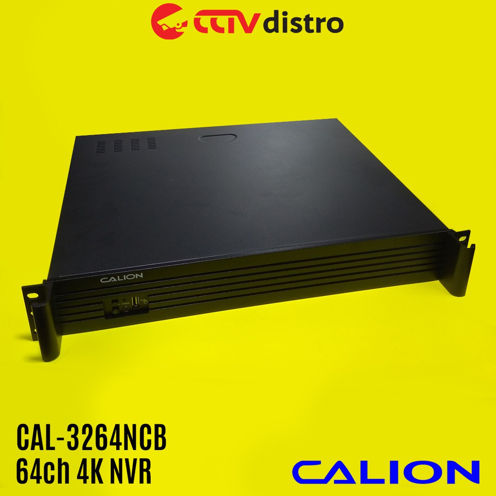 DVR NVR Untuk IP Camera | Support 4ch/8ch/16ch/32ch/64ch/128ch 2MP/5MP/8MP/4K | Calion CAL-4128NEB