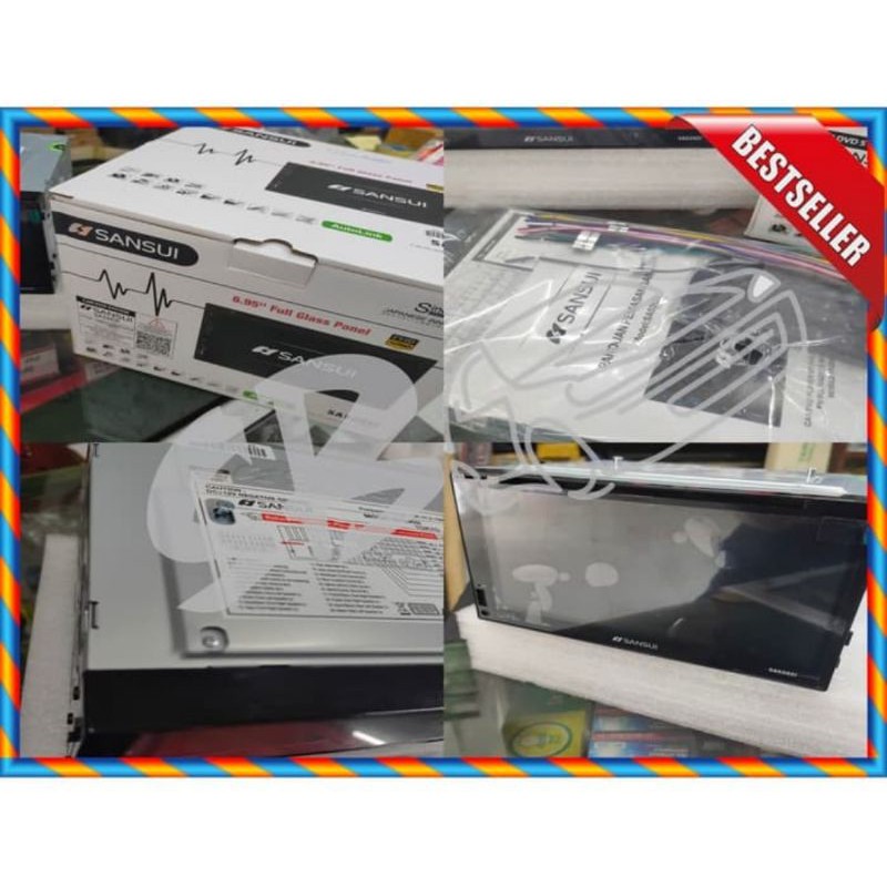Headunit Sansui 2din double din tv mobil 5202i MirrorLink link garansi