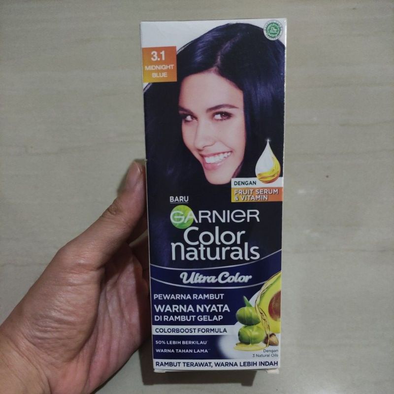 Jual Garnier Color Naturals Hair Color Midnight blue Shopee Indonesia