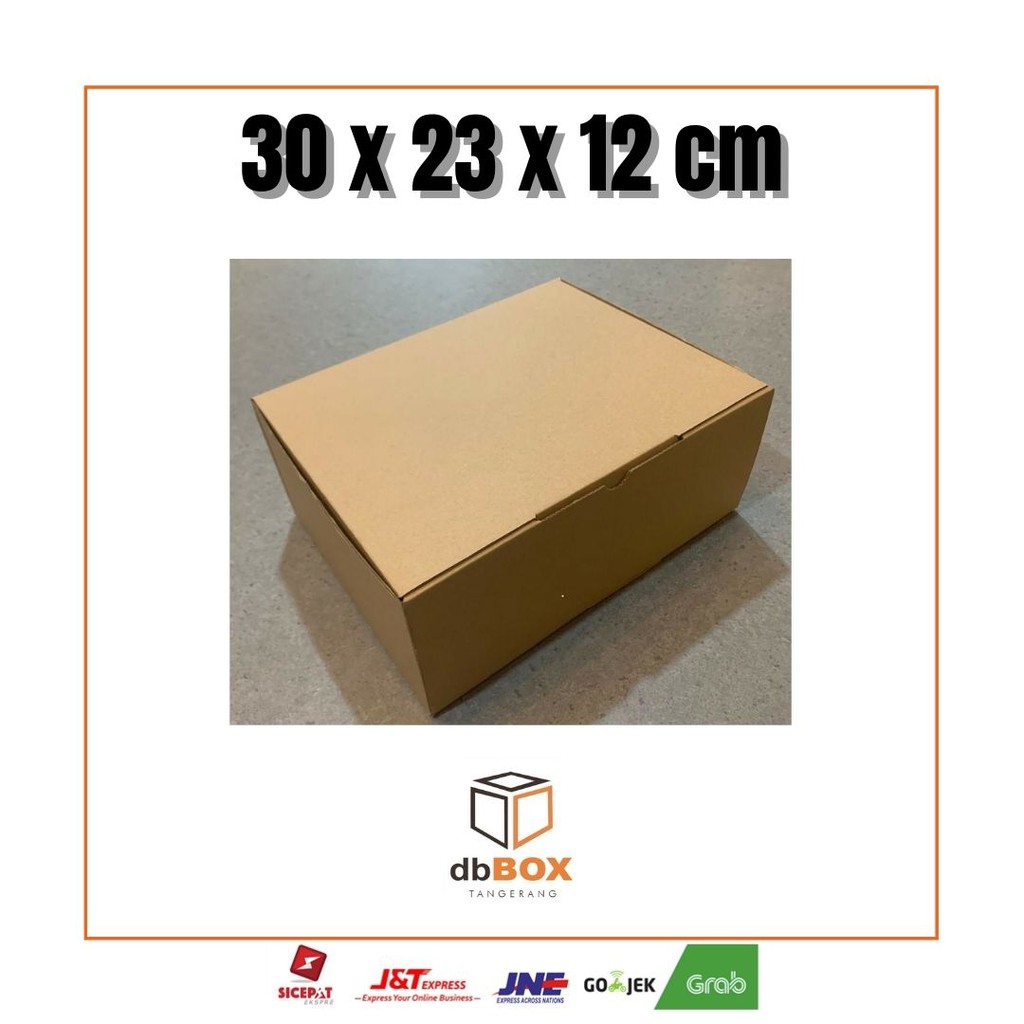 

Kardus 30x23x12 cm | Box Die Cut dan Easy Usage | Box Kue Tart | Box Aksesoris | Box Pizza