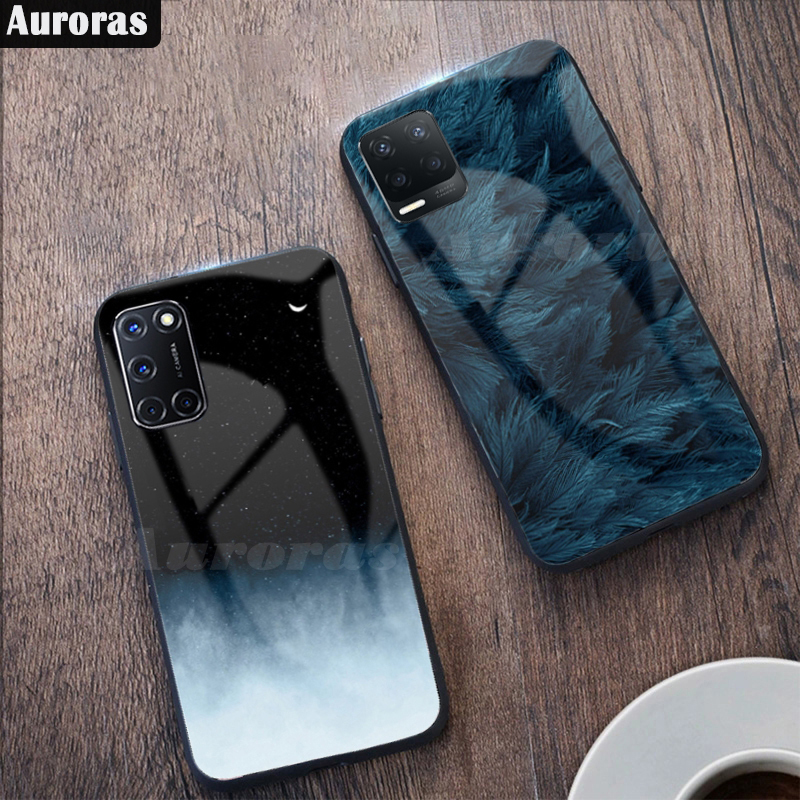 Casing HP OPPO A53 A33 5F A54 Case A74 5G Belakang Bahan Tempered Glass