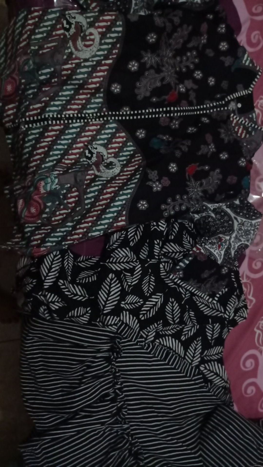 Batik Wanita Asj Sa Hrb026 Kenongo Kemeja Tosca Pendek