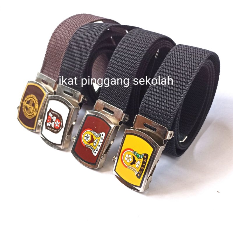 ikat pinggang kanvas sekolah lebar 3,3 cm SD/Sma/smp/peramuka/MI/Tut Wuri/polos tanpa logo