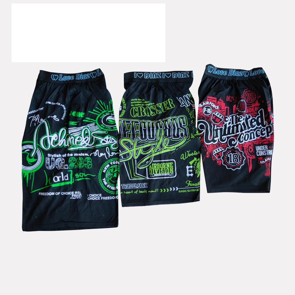 Celana Pendek Boxer Black / Celana Kolor Pendek Harian Laki Pria Laki