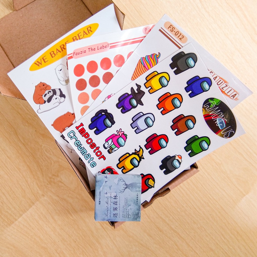 

(Fauzia The Label) Surpise Box | Surpise Box Stiker / Anti Luntur